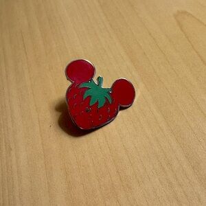 Disney Pins - Mickey Mouse Strawberry Fruit Hidden Mickey Pin 2008